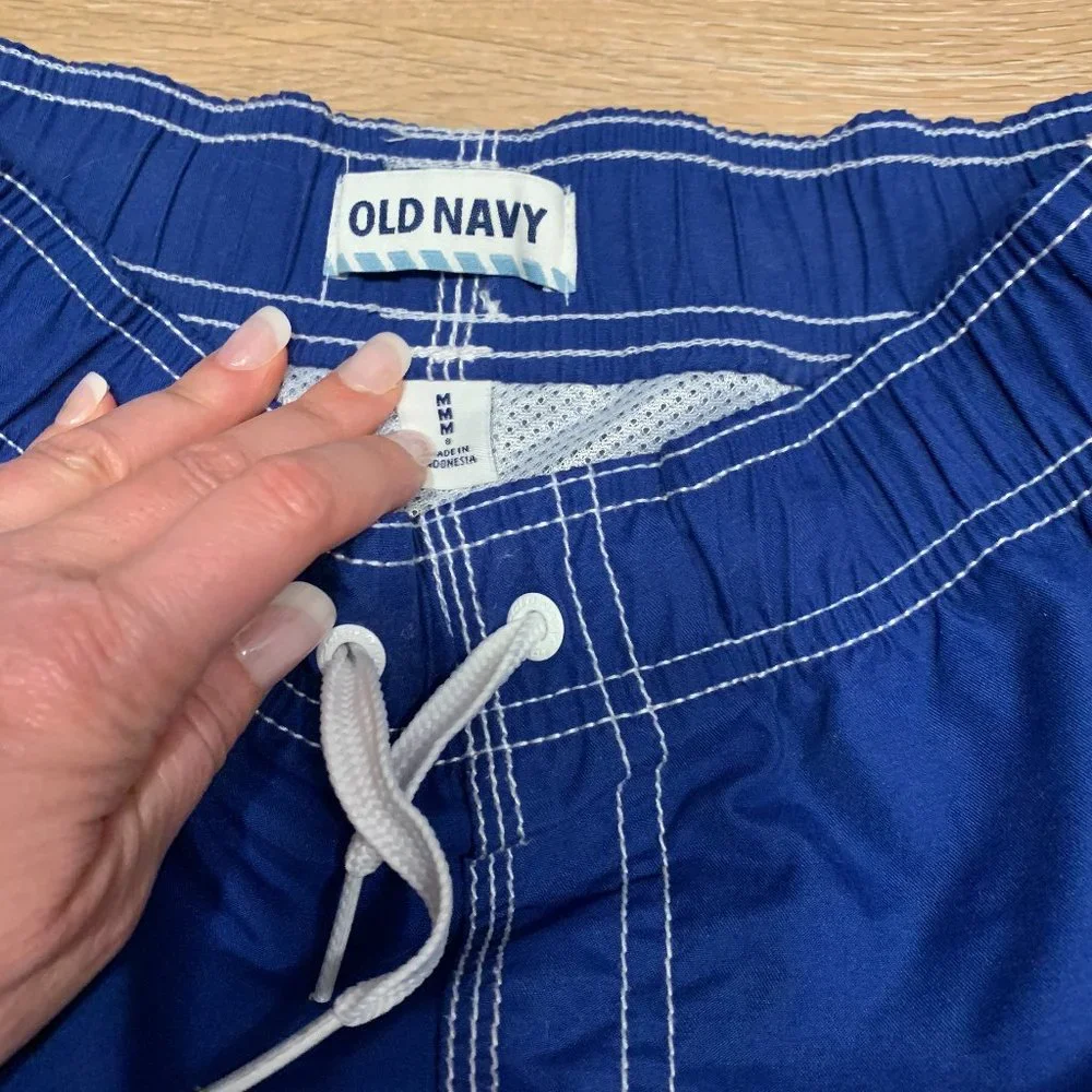 Old Navy Boy's Lined Swim Board Shorts Swim Trunks New